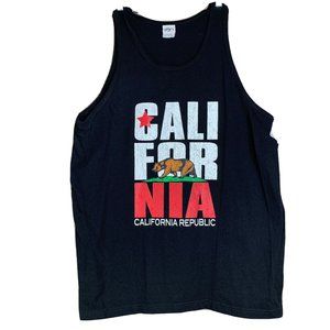 CALIFORNIA Republic Men's Tank Top California Tank Cali Bear XL